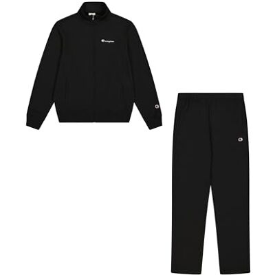 Champion Legacy KK001 Survêtement ICONS pour homme avec petit logo Noir Taille S, Noir (KK001), S Champion Legacy KK001 Survêtement ICONS pour homme avec petit logo Noir Taille S, Noir (KK001), S