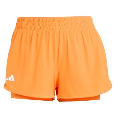 adidas dam TENNIS CLIMACOOL 2IN1 MATCH SHORTS, Pure Orange, L adidas dam TENNIS CLIMACOOL 2IN1 MATCH SHORTS, Pure Orange, L