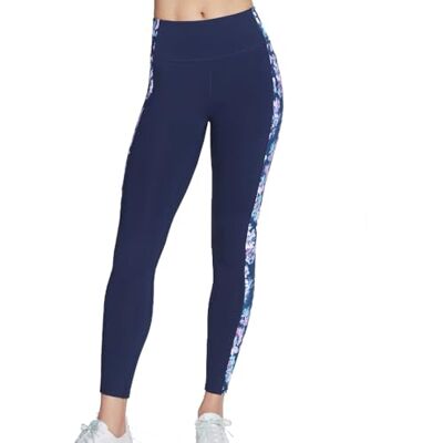 Skechers Legging Misty Floral Hw Fl pour femme, Noir, 3XL Skechers Legging Misty Floral Hw Fl pour femme, Noir, 3XL