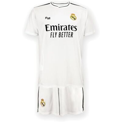 Real Madrid Tenue domicile du pour enfants taille 128/8 ans Saison 2024/2025 Tenue de football pour enfants du Blanc Real Madrid Tenue domicile du pour enfants taille 128/8 ans Saison 2024/2025 Tenue de football pour enfants du Blanc