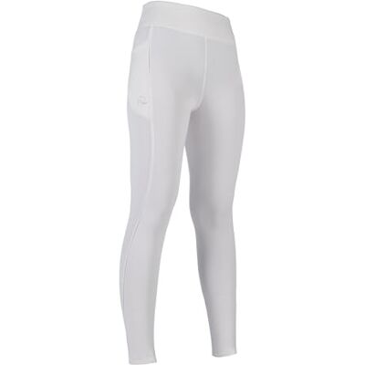 HKM Alice Legging d'équitation en silicone pour femme Blanc Taille 32 HKM Alice Legging d'équitation en silicone pour femme Blanc Taille 32