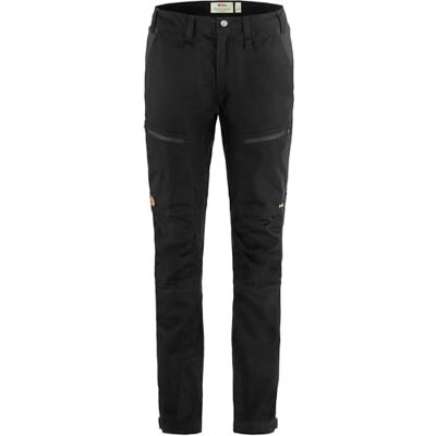 Fjällräven ABISKO LITE TREKKING TRS W SHORT - Pantalon de trekking - noir Fjällräven ABISKO LITE TREKKING TRS W SHORT - Pantalon de trekking - noir