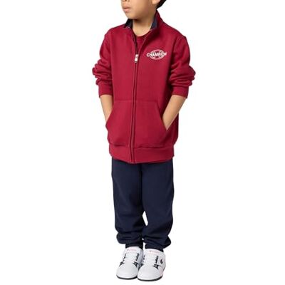 Champion Legacy Survêtement en polaire pour garçon Rouge Taille M, Rouge, M Champion Legacy Survêtement en polaire pour garçon Rouge Taille M, Rouge, M