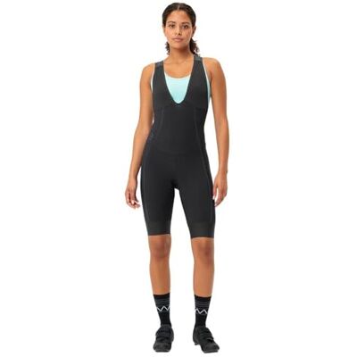 VAUDE Pantalon à bretelles femme Wo Furka Bib Tights - femme - Noir - 38 VAUDE Pantalon à bretelles femme Wo Furka Bib Tights - femme - Noir - 38
