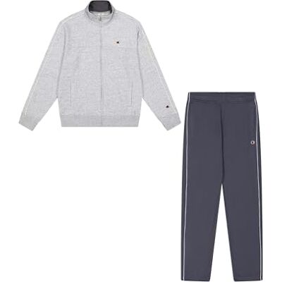 Champion Legacy EM021 Survêtement zippé pour homme Gris Taille S, Gris (EM021), S Champion Legacy EM021 Survêtement zippé pour homme Gris Taille S, Gris (EM021), S