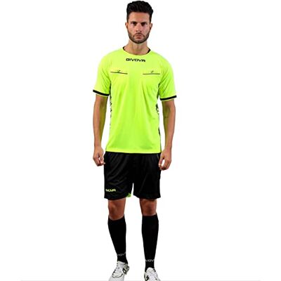 Givova Kita08-1910-XL T-Shirt Long, Jaune Fluo/Noir, XL Homme, Jaune Fluo/Noir., XL Givova Kita08-1910-XL T-Shirt Long, Jaune Fluo/Noir, XL Homme, Jaune Fluo/Noir., XL