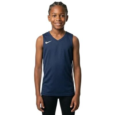 NIKE NT0200-451 Team Basketball Stock Jersey 20 Débardeur Unisexe Enfant Navi Taille S, navires, S NIKE NT0200-451 Team Basketball Stock Jersey 20 Débardeur Unisexe Enfant Navi Taille S, navires, S