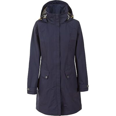 Trespass Rainy Day Veste imperméable avec capuche dissimulée pour femme, bleu (encre), taille 2XS Trespass Rainy Day Veste imperméable avec capuche dissimulée pour femme, bleu (encre), taille 2XS