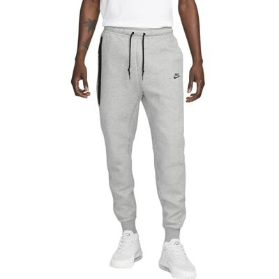 NIKE Men's Full Length Pant M Nk Tch Flc Jggr, Dk Grey Heather/Black, FB8002-063, 2XL NIKE Men's Full Length Pant M Nk Tch Flc Jggr, Dk Grey Heather/Black, FB8002-063, 2XL