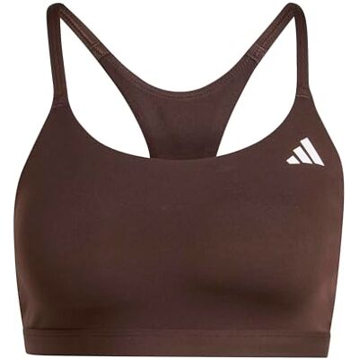 adidas Femme Optime Essentials Workout Light Support Bra, Aurora Coffee, XXL adidas Femme Optime Essentials Workout Light Support Bra, Aurora Coffee, XXL