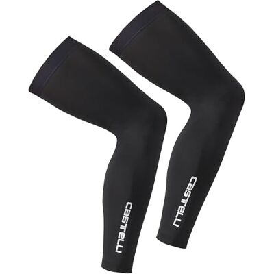 CASTELLI UPF 50+ Light Leg 2 manchons Jambières légères avec protection solaire pour le cyclisme Noir CASTELLI UPF 50+ Light Leg 2 manchons Jambières légères avec protection solaire pour le cyclisme Noir