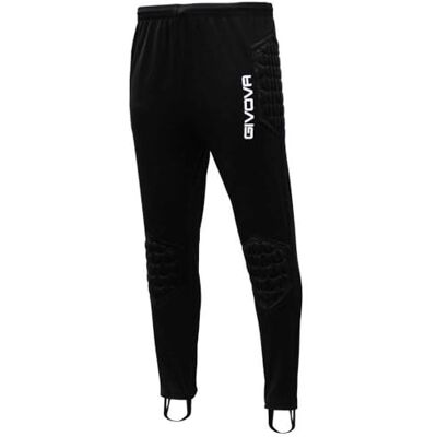 Givova PANTALON DE GARDIEN DE BUT MEAZZA NOIR Taille L Givova PANTALON DE GARDIEN DE BUT MEAZZA NOIR Taille L