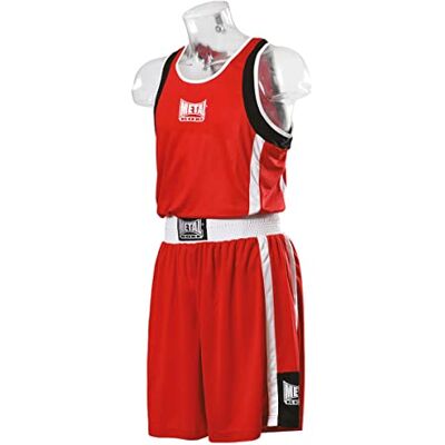 METAL BOXE Ensemble Short + Débardeur Boxe Tenue Homme METAL BOXE Ensemble Short + Débardeur Boxe Tenue Homme