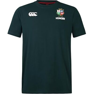 Canterbury Maillot de coton Lions britanniques et irlandais pour homme, scarabée, taille S Canterbury Maillot de coton Lions britanniques et irlandais pour homme, scarabée, taille S