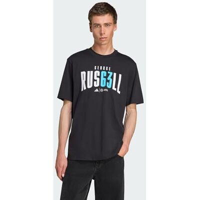 adidas Homme MERCEDES AMG PETRONAS FORMULA ONE TEAM GEORGE RUSSELL TEE MEN, Black, XL adidas Homme MERCEDES AMG PETRONAS FORMULA ONE TEAM GEORGE RUSSELL TEE MEN, Black, XL