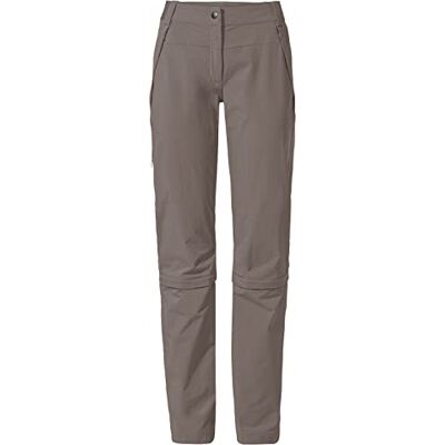 VAUDE Women's Farley Stretch Capri T-Zip Pants III Pantalon Femme, Noix de Coco, 42 VAUDE Women's Farley Stretch Capri T-Zip Pants III Pantalon Femme, Noix de Coco, 42
