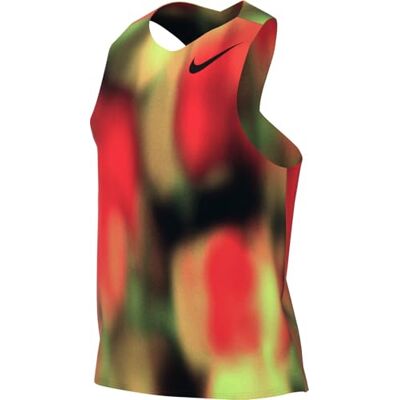 NIKE Aeroswift Elite Entry Débardeur de course ADV pour homme, Lt Lemon Twist/Lt Crimson/noir/noir, HJ3380-736, S NIKE Aeroswift Elite Entry Débardeur de course ADV pour homme, Lt Lemon Twist/Lt Crimson/noir/noir, HJ3380-736, S
