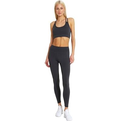 Carlheim Women's active wear leggings zipper pocket, Charcoal Grey, Small Carlheim Women's active wear leggings zipper pocket, Charcoal Grey, Small