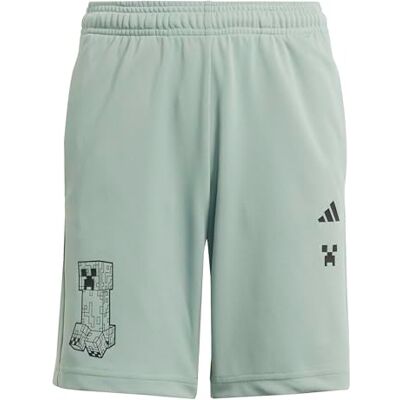 adidas unisex barn MINECRAFT TRAINING SHORT, silver green, 15-16 Years adidas unisex barn MINECRAFT TRAINING SHORT, silver green, 15-16 Years