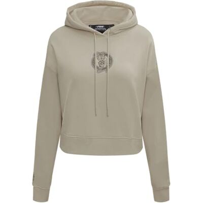 Pro Standard Sweat à capuche NBA Neutral W FLC Cropped Po pour femme, taupe, L, taupe, L Pro Standard Sweat à capuche NBA Neutral W FLC Cropped Po pour femme, taupe, L, taupe, L