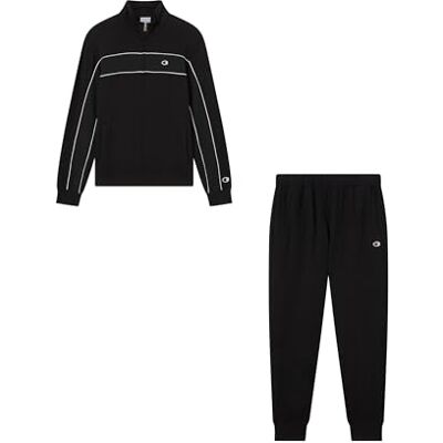 Champion Men-Sweatsuit Survêtement Noir (KK001), XXL pour homme Champion Men-Sweatsuit Survêtement Noir (KK001), XXL pour homme