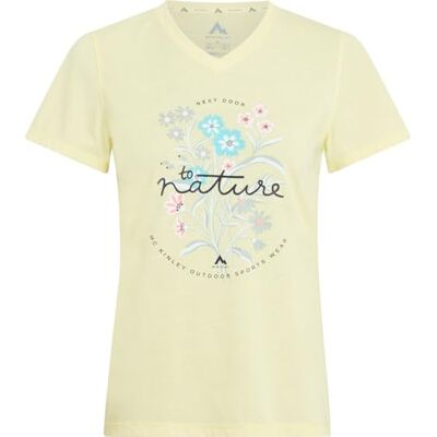T-Shirt Nata II W - McKINLEY - Mélange/Jaune Clair T-Shirt Nata II W - McKINLEY - Mélange/Jaune Clair