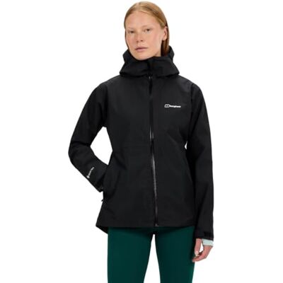 Berghaus Women's Bramblfell InterActive Gore-Tex Jacket, Jet Black, 20 Berghaus Women's Bramblfell InterActive Gore-Tex Jacket, Jet Black, 20