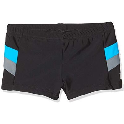 Haute pression Maillot de Bain Garçon, Noir/Gris/Turquoise, 12 ans Haute pression Maillot de Bain Garçon, Noir/Gris/Turquoise, 12 ans