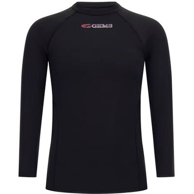 GEMS Honduras Chemise Thermique à Manches Longues, Nero, L/XL Homme GEMS Honduras Chemise Thermique à Manches Longues, Nero, L/XL Homme