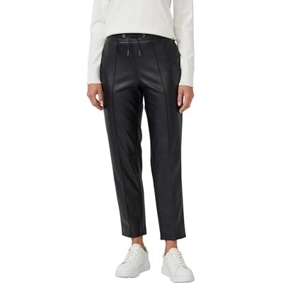 s.Oliver Schwarz LABEL Pantalon de jogging en faux cuir, 9999, 40 s.Oliver Schwarz LABEL Pantalon de jogging en faux cuir, 9999, 40