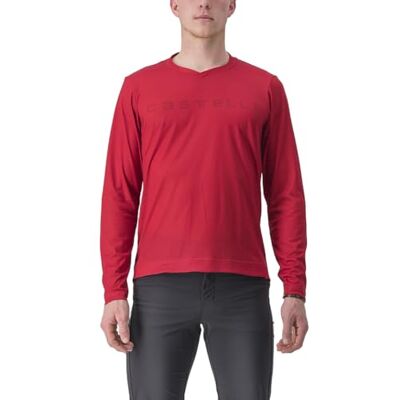 CASTELLI T-Shirt Homme, Dark Red, S CASTELLI T-Shirt Homme, Dark Red, S