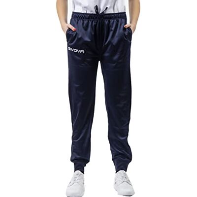 Givova All Sport Pantalon de sport unisexe pour adultes, Bleu, XXS Givova All Sport Pantalon de sport unisexe pour adultes, Bleu, XXS