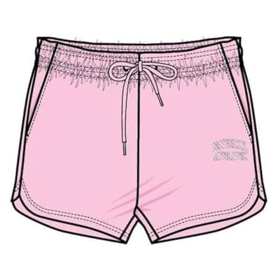 Russell Athletic Short Rose Short Femme Russell Athletic Short Rose Short Femme