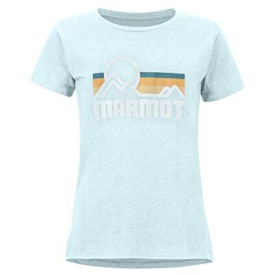Marmot Wm's Coastal Tee SS Haut à Manches Courtes, T-Shirt d'extérieur, Idéal pour Les Sports, Gym, Sèche Rapidement, Respirant Femme Marmot Wm's Coastal Tee SS Haut à Manches Courtes, T-Shirt d'extérieur, Idéal pour Les Sports, Gym, Sèche Rapidement, Respirant Femme