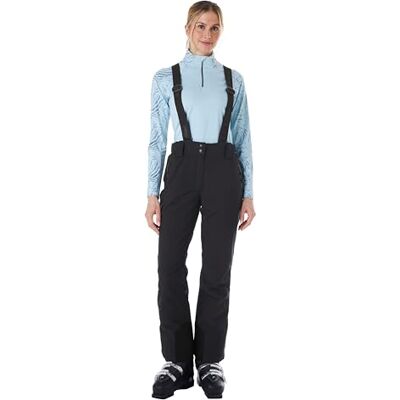 Killtec KSW 249 WMN SKI PNTS 37559-000 Pantalon de ski fonctionnel pour femme avec bretelles amovibles Noir Taille 50 Killtec KSW 249 WMN SKI PNTS 37559-000 Pantalon de ski fonctionnel pour femme avec bretelles amovibles Noir Taille 50