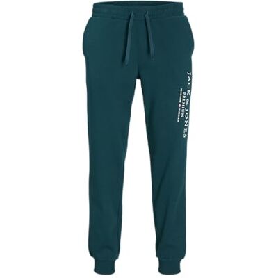 JACK & JONES Pantalon de jogging Jpstarchie pour homme France GMS, Vert bouteille, S JACK & JONES Pantalon de jogging Jpstarchie pour homme France GMS, Vert bouteille, S