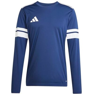 adidas Homme Squadra25 Jersey Long Sleeve Shirt, Team Navy Blue 2 / White, XXL adidas Homme Squadra25 Jersey Long Sleeve Shirt, Team Navy Blue 2 / White, XXL
