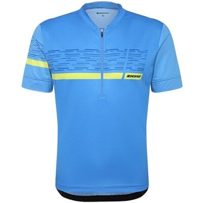 Ziener Nemic-z Maillot de cyclisme fonctionnel pour homme avec demi-fermeture éclair à l'avant Ziener Nemic-z Maillot de cyclisme fonctionnel pour homme avec demi-fermeture éclair à l'avant