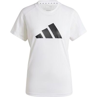 adidas Femme Train Essentials Big Performance Logo Training Shirt, WHITE/BLACK, XS adidas Femme Train Essentials Big Performance Logo Training Shirt, WHITE/BLACK, XS