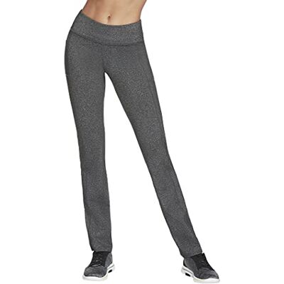 Skechers Gowalk Pants Leggings Femme, Charbon Noir Chiné, L taille petite Skechers Gowalk Pants Leggings Femme, Charbon Noir Chiné, L taille petite