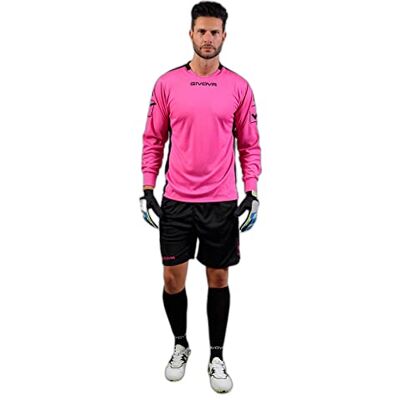 Givova Gardien Hyguana Maille Longue Mixte, Fuchsia/Noir, XL Givova Gardien Hyguana Maille Longue Mixte, Fuchsia/Noir, XL