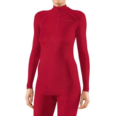 FALKE T-shirt de base pour femme Maximum Chaud Col zippé W L/S SH Matière fonctionnelle Séchage rapide 1 pièce, Rose (Rouge 8644), L FALKE T-shirt de base pour femme Maximum Chaud Col zippé W L/S SH Matière fonctionnelle Séchage rapide 1 pièce, Rose (Rouge 8644), L