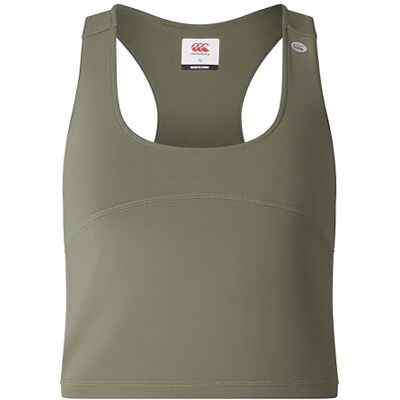Canterbury Haut court convexe pour femme, vert lichen profond, taille 14 Canterbury Haut court convexe pour femme, vert lichen profond, taille 14