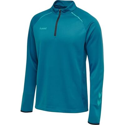 hummel hmlAUTHENTIC PRO Sweat-shirt demi-zippé, céleste, taille S hummel hmlAUTHENTIC PRO Sweat-shirt demi-zippé, céleste, taille S
