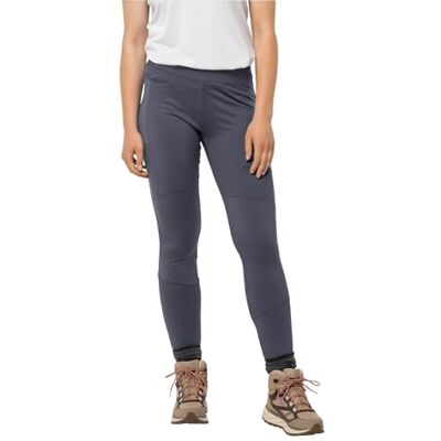 Jack Wolfskin Berntal Collant W Legging Femme, Dauphin, L Jack Wolfskin Berntal Collant W Legging Femme, Dauphin, L