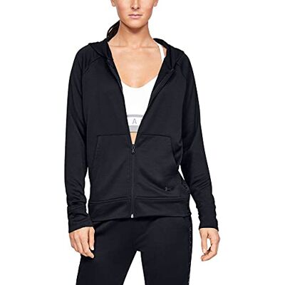 Under Armour - Tech Terry Fz - Noir - S - Top Under Armour - Tech Terry Fz - Noir - S - Top