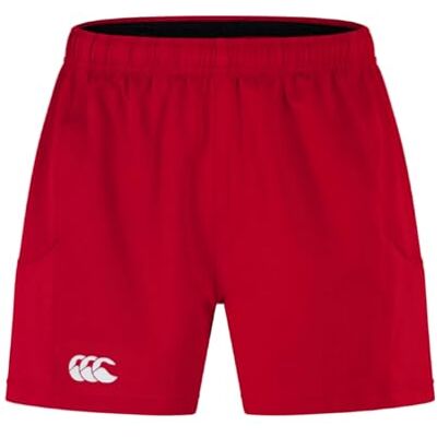 Canterbury Advantage 2.0 Short pour homme, rouge drapeau, taille XS Canterbury Advantage 2.0 Short pour homme, rouge drapeau, taille XS