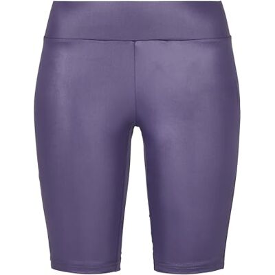 Urban Classics Pantalon de cyclisme pour femme Imitation cuir Cycle Legging longueur genou pour femme 3 couleurs tendance Tailles XS à 5XL, Violet foncé, XL Urban Classics Pantalon de cyclisme pour femme Imitation cuir Cycle Legging longueur genou pour femme 3 couleurs tendance Tailles XS à 5XL, Violet foncé, XL