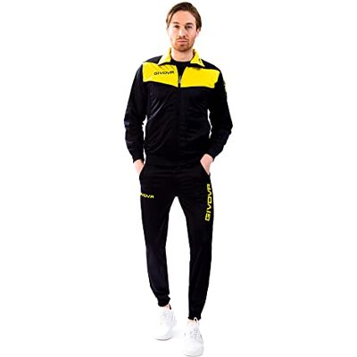 Givova , survêtement visa Mixte Adulte, Multicolore (bleu/jaune), 2XL Givova , survêtement visa Mixte Adulte, Multicolore (bleu/jaune), 2XL