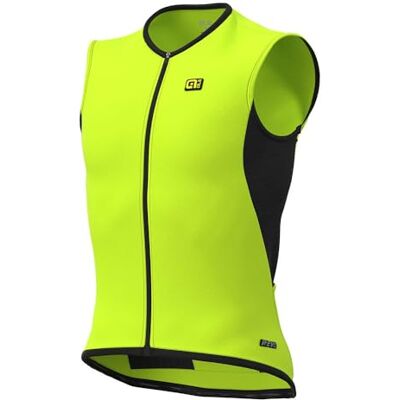 Gilet Alé R-EV1 Thermo Jaune fluo - Gilet de cyclisme Gilet Alé R-EV1 Thermo Jaune fluo - Gilet de cyclisme